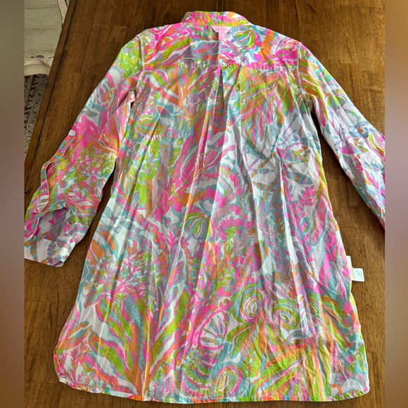 Lilly Pulitzer Jupiter Island Tunic SZ M Scuba To Cuba - Picture 12 of 16